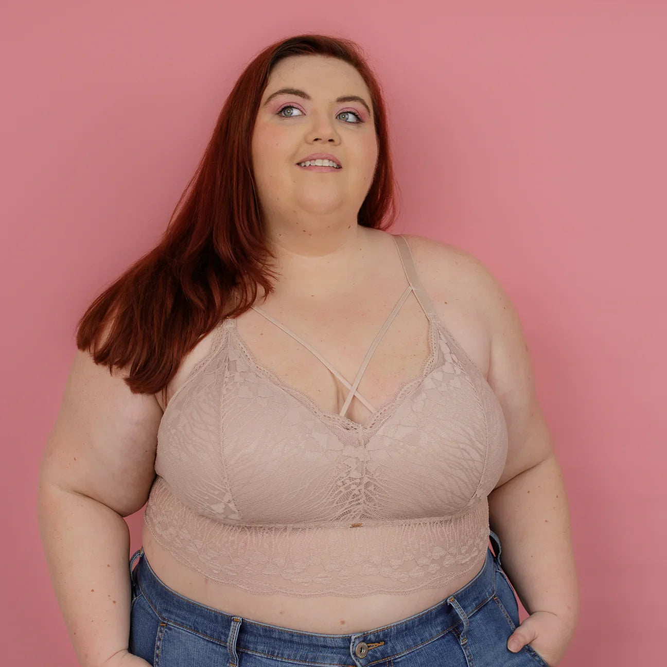 JadyK- Luna Lace Bralette  (Crepe)