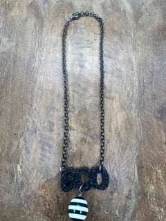 Art By Amy-Sparkly Boo Necklace