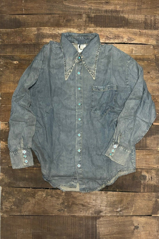 Jaded Gypsy- To The Point Top (Medium Wash)