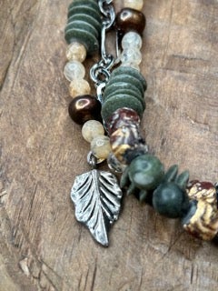 Rare Bird - Jade Beaded Layering Necklace