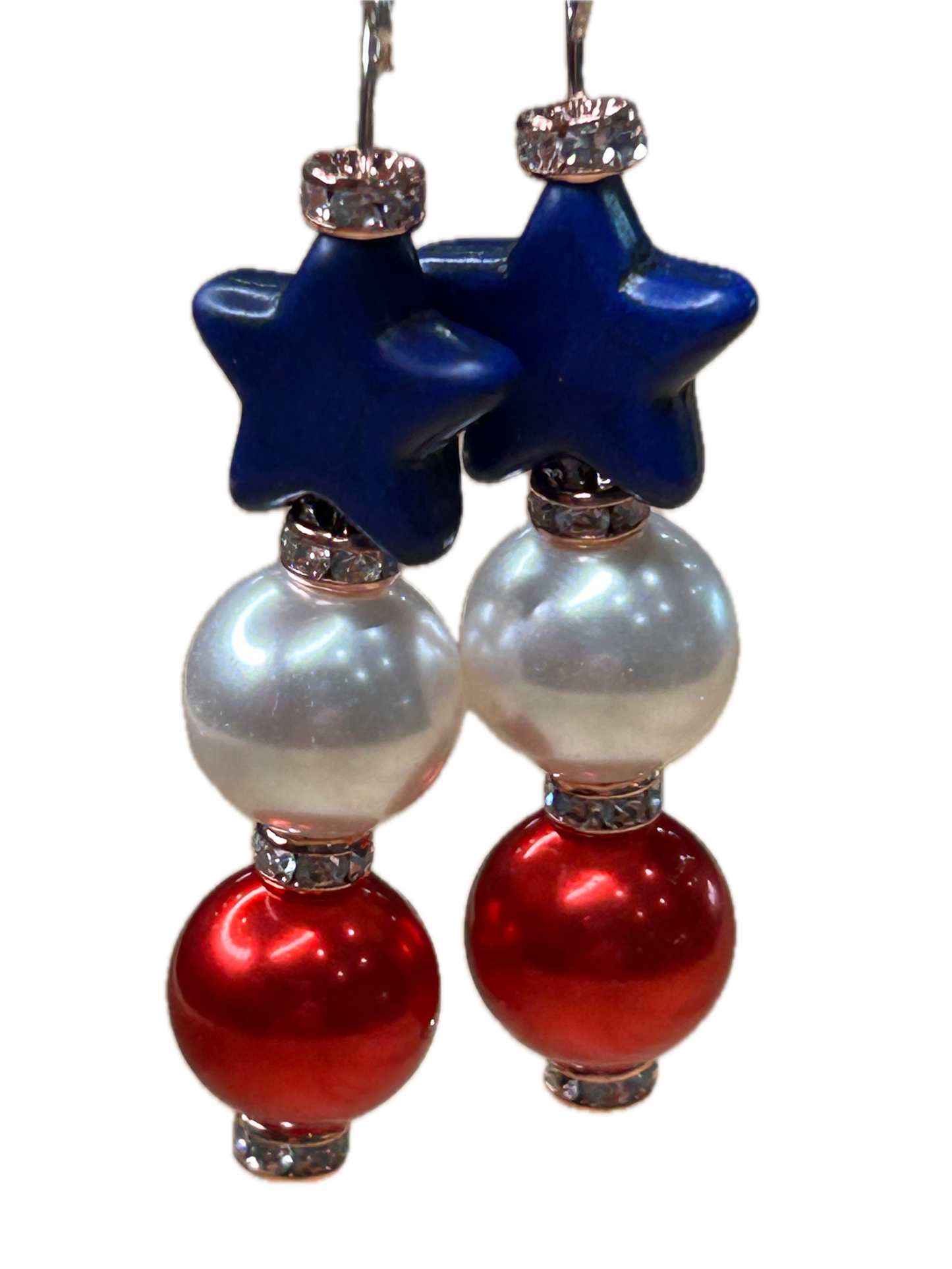 Celebrate America Earrings (Eclectic Ruby Red Original)