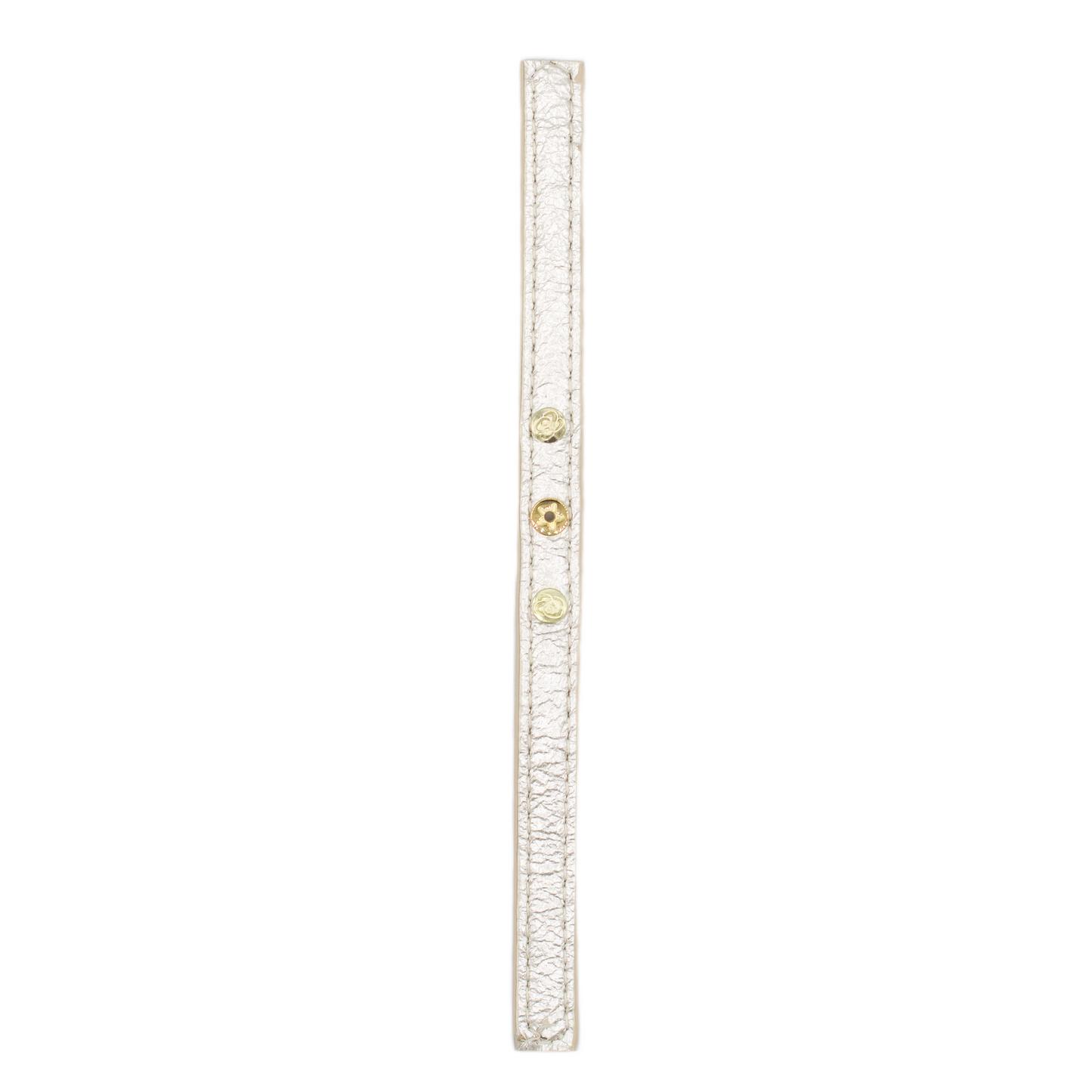 Upcycled Cream Webbed GG Bling Gracie Bracelet (All Sizes)