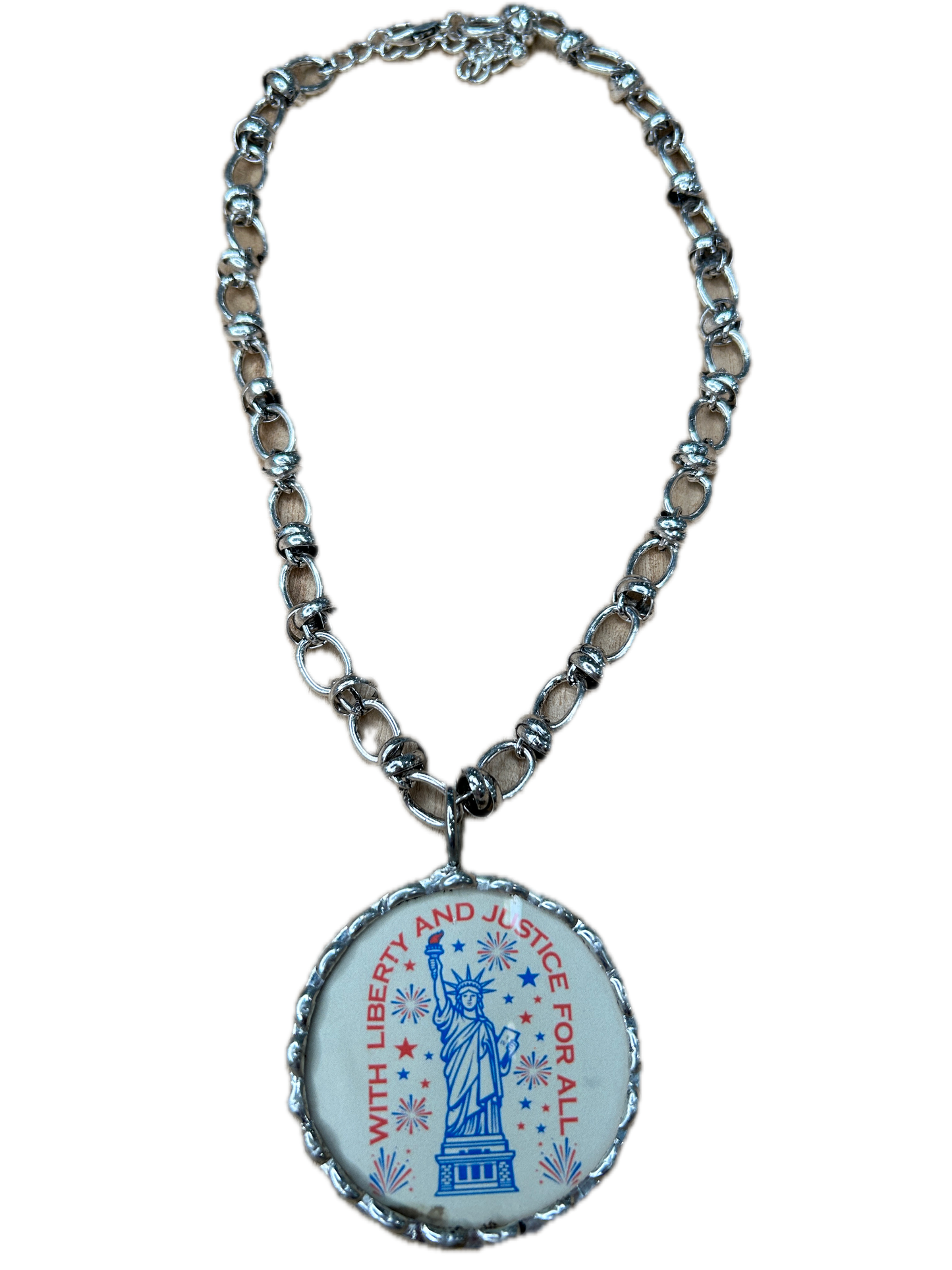 With Liberty and Justice for All Necklace
