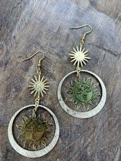 Golden Sun Earrings