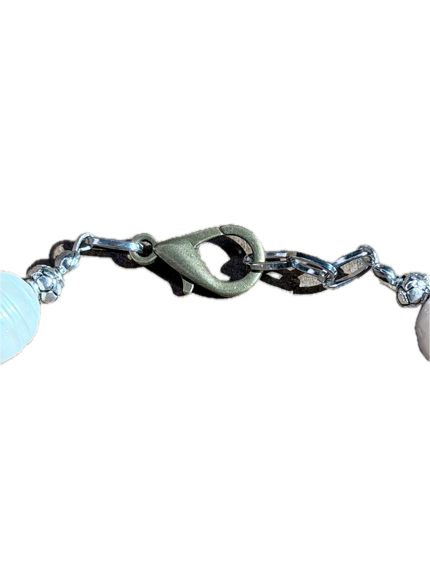 Chunky Turquoise and Baroque Pearl Necklace- ERR Original