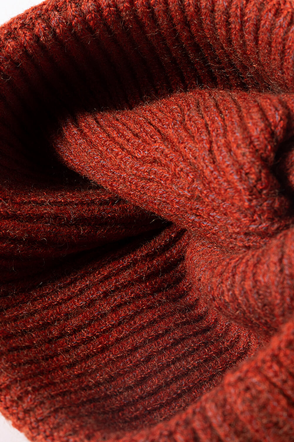 LOT #206 - NEWYORK Patch Rib-Knit Cuffed Beanie