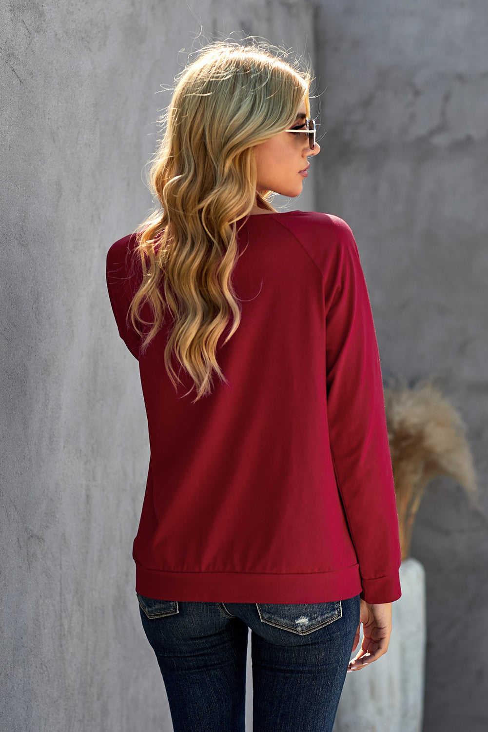 THANKFUL Raglan Sleeve Top