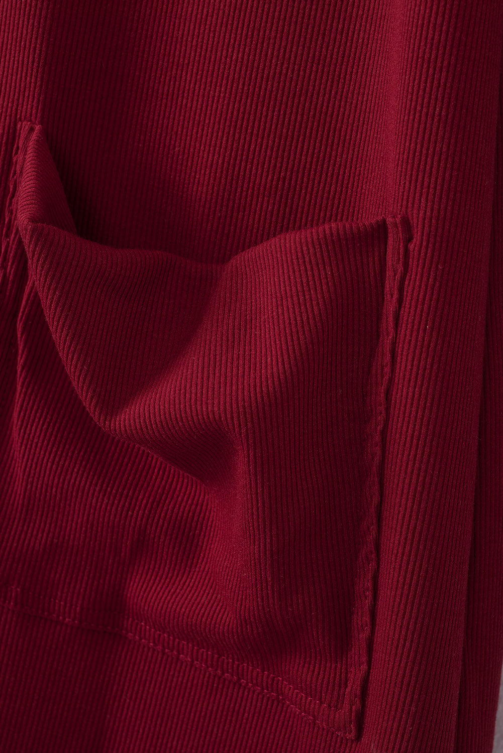 V-Neck High-Low Cardigan with Pockets