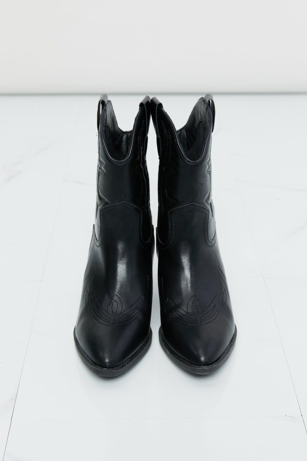 LOT #202 - Forever Link Faux Leather Embroidered Boots